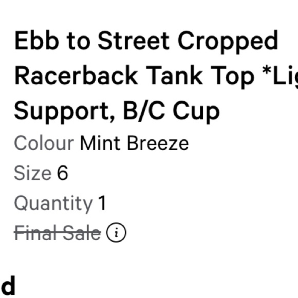 Mint Breeze Ebb to Street Cropped Racerback Tank Top - Picture 3 of 8